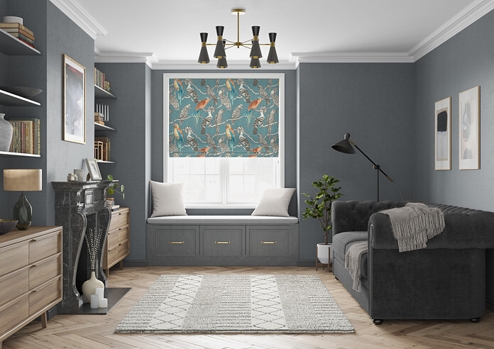 Aviary, Lagoon - Twist&Fit Roman Blind - Image 5